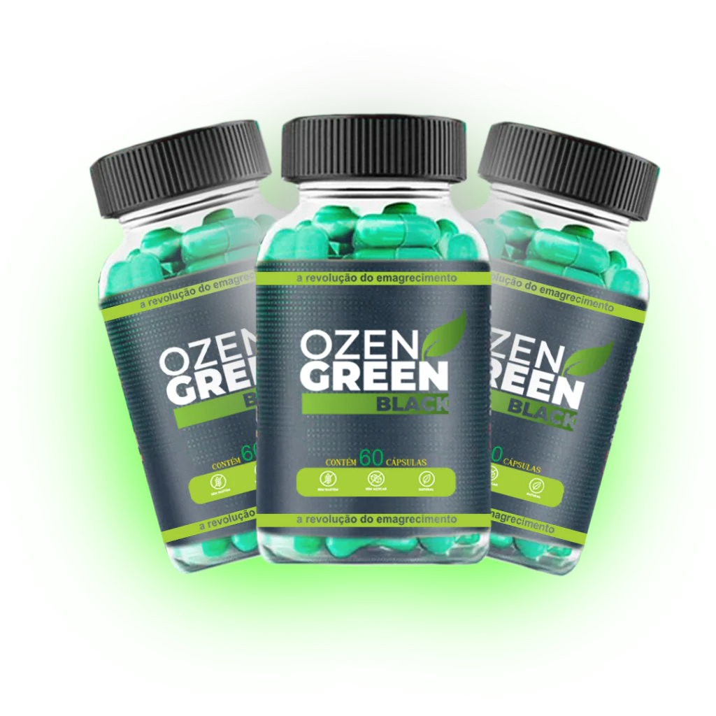 OzenGreen Black - Suplemento Natural para Emagrecimento